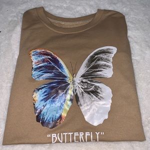 Butterfly crewneck